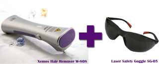 Xemos Home Laser Hair Removal W 808 + Safety Goggle  