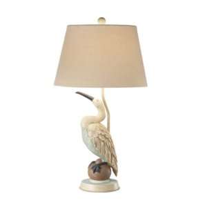 Marsh Fowl Table Lamp with Round Taper Hardback Shade (Pack of 2) by 