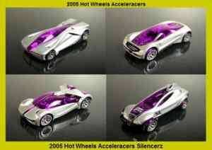 2005 Hot Wheels Acceleracers   4 Car Silencerz Set NEW  