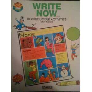  Write Now Reproducible Activities Story Starters EN72007 