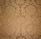 Old World Brown Silk Upholstered Sofa Tufted Carved  