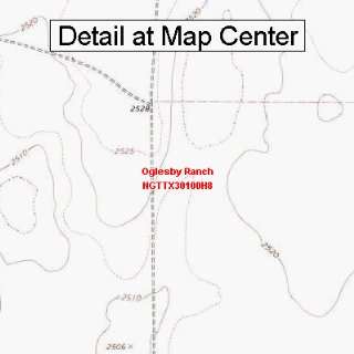   Map   Oglesby Ranch, Texas (Folded/Waterproof)