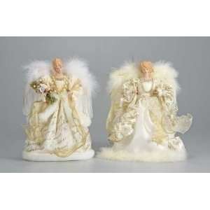   Merry Christmas Angel Tree Toppers Decorations 12