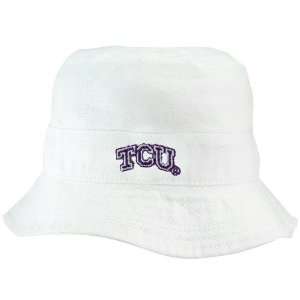   Horned Frogs (TCU) Infant White Bucket Hat: Sports & Outdoors