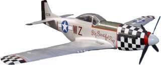 51 D MUSTANG LARGE SCALE RC AIR FIGHTER WARBIRD PLANE RETRACT  