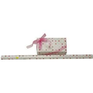 White with Small Pink Hearts 12 sq ft. Wrapping Paper Rolls   Sold 