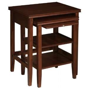  Powell Shelburne Cherry Nested Tables, 2 Piece: Home 