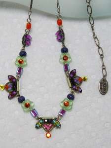 Dainty AYALA BAR Hand Crafted Mixed Material Tile Necklace  