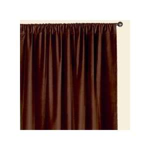  Chocolate Brown Velvet Curtain: Home & Kitchen