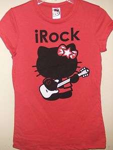 Hello Kitty Red Kitty I Rock T shirt  
