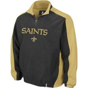  Orleans Saints Reebok Covert 1/4 Zip Polar Fleece