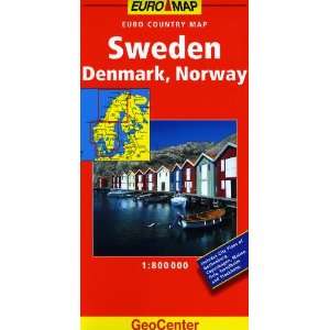  Sweden, Denmark and Norway (Euro Maps) (9783575031914 