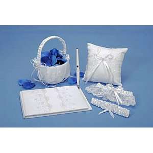  White Lace Wedding Set