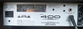 Fender 400 Pro Combo Bass Amp No Reserve Free Shipping  