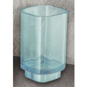  Gedy 1098 S6 Free Standing Sky Blue Frosted Glass Tumbler 1098 