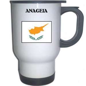  Cyprus   ANAGEIA White Stainless Steel Mug Everything 