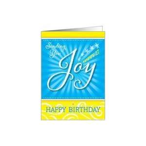  Sending You Joy   Happy 27th Birthday   Age 27 Card Toys & Games