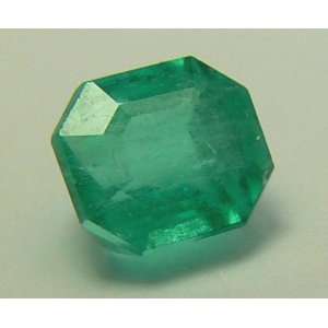  1.13cts Loose Natural Colombian Emerald ~ Emerald Cut 