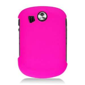  Pantech 8045 Jest 2 Rubberized Shield Hard Case   Hot Pink 
