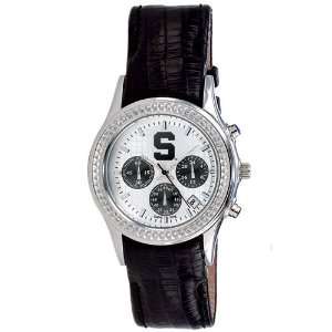 Michigan State Spartans NCAA Chronograph Dynasty Series Leather Band 