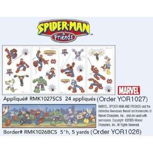  York Spiderman & Friends RMK1027SCS Stickups (18 x 40 in 