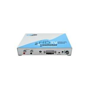  Gefen 2x1 DVI and Analog Audio Switcher Electronics