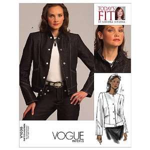  Vogue Patterns V1036 Misses Jacket, One Size Arts 