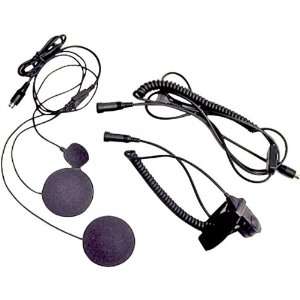  GMRS/FRS Motorcycle 2 Way Radio Headset Kit   For Closed 