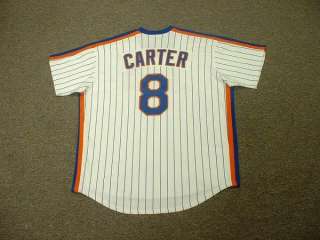 GARY CARTER Mets 1986 THROWBACK Home Jersey XL  