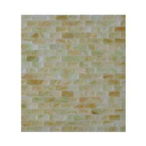 American Olean 13 x 13 Frosted Tranquil Spa Brickjoint Cream/Beige 