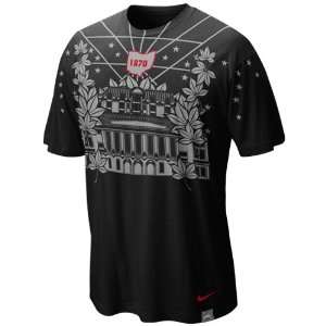 Nike Ohio State Buckeyes Black 2011 Aerographic Premium T shirt 