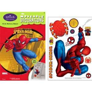 Lets Party By Hallmark Spider Man Dry Erase Removable Wall Decorations