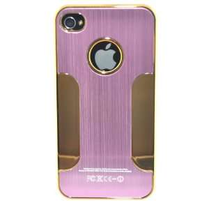   Cover 2 Toned Shell For iPhone 4 4s Lavender and Gold Electronics
