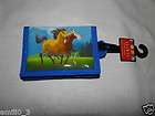 new in pacakge spirit stallion of the cimarron coin tri fold wallet 