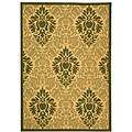 Indoor/ Outdoor St. Barts Natural/ Olive Rug (4 x 57) Compare 