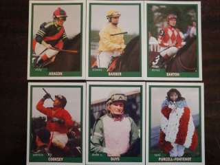1998 HORSE RACING,JOCKEY CARDS, SET(21)FEMALE JOCKEYS  