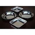 Stainless Steel Pie Plate and Cake Pan Set (Pack of 2 Each 
