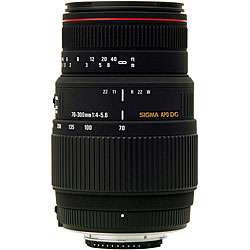 Sigma 70 300mm f4 5.6 DG APO Lens for Canon  