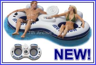 River Run Inflatable Inner Tube Lake/Pool Float +Cooler 078257588272 