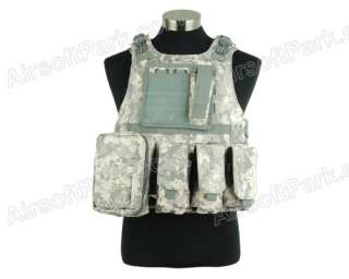 Airsoft Molle Tactical FSBE Style Carrier Vest  ACU2  