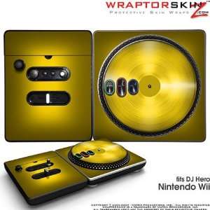 DJ Hero Skin Colorburst Yellow fits Nintendo Wii DJ Heros (DJ HERO NOT 