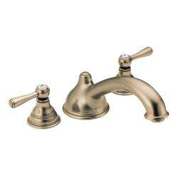 Moen Antique Bronze Double handle Low Arc Roman Tub Faucet   