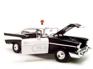1957 CHEVROLET BEL AIR UNMARKED POLICE CAR 1:18 ERTL  