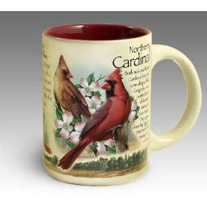 Northern Cardinal Stoneware Coffee Mug