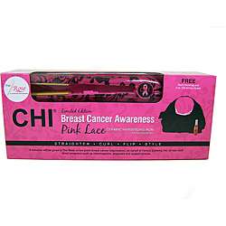 Farouk CHI Pink Lace Limited Breast Cancer Edition Flat Iron 
