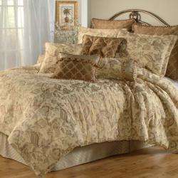 Berkshire Hall Queen size Honey 9 piece Comforter Set  Overstock