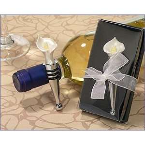  Wedding Favors   Calla Lily Wine Bottle Stoppers 