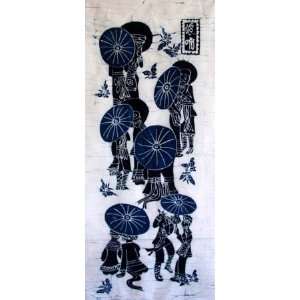  Beautiful Chinese Batik Tapestry Dating Wall Decor 