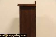 This classic bookcase or display cabinet is quarter sawn oak, and 