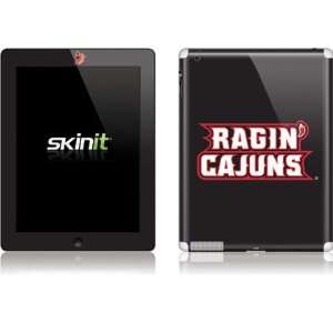 ULL Ragin Cajun Logo skin for Apple iPad 2: Computers 